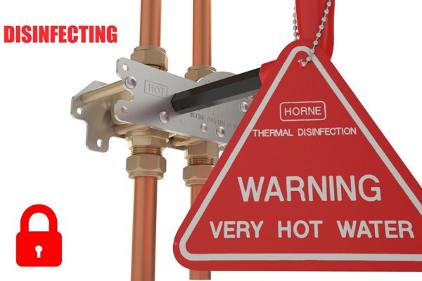 ILTDU operation key, locked in place for Disinfection Mode