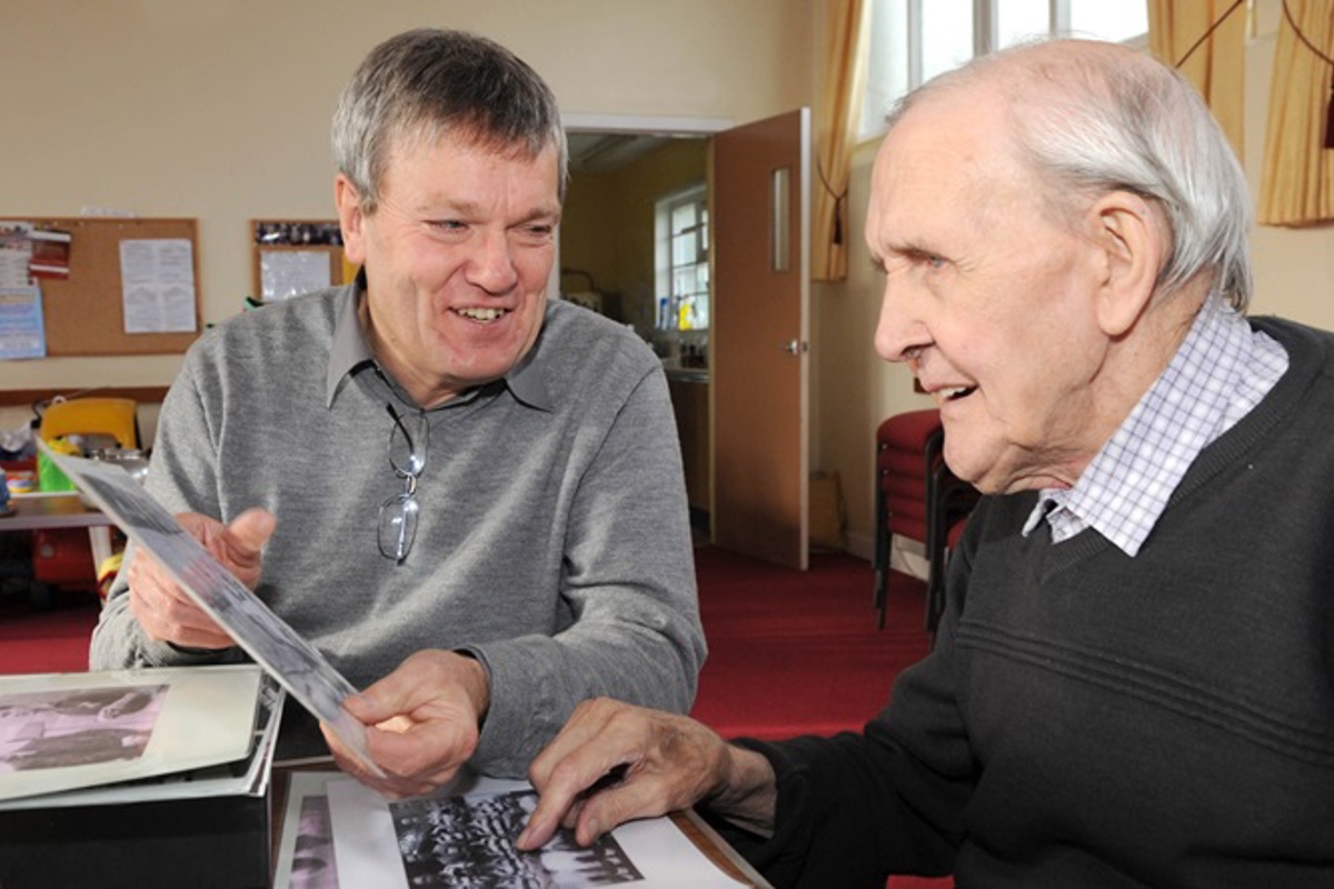 Alzheimer Scotland Football reminiscing